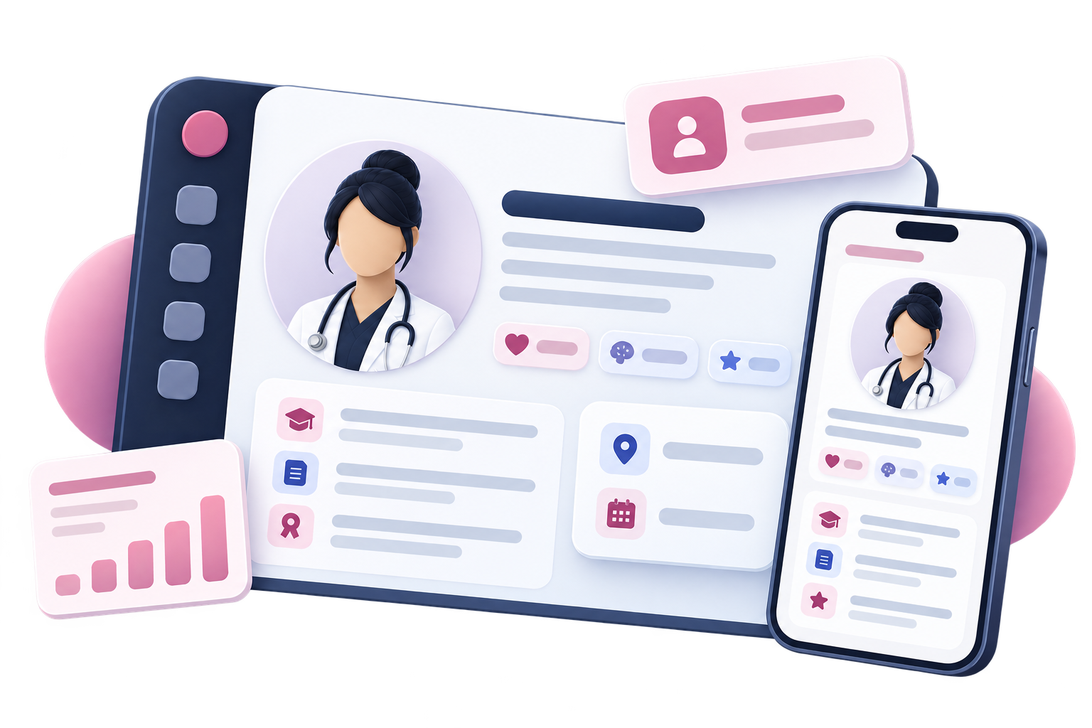 Template One illustration